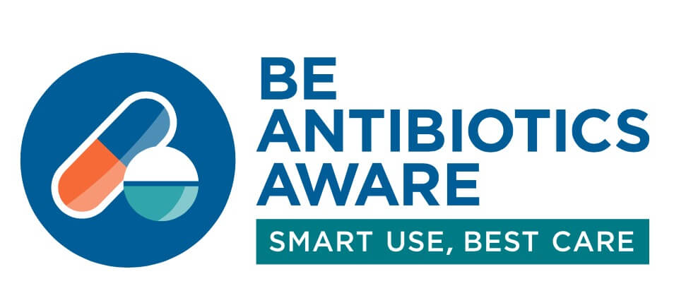Be Antibiotics Aware button