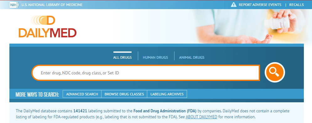 FDA Drug Label Information